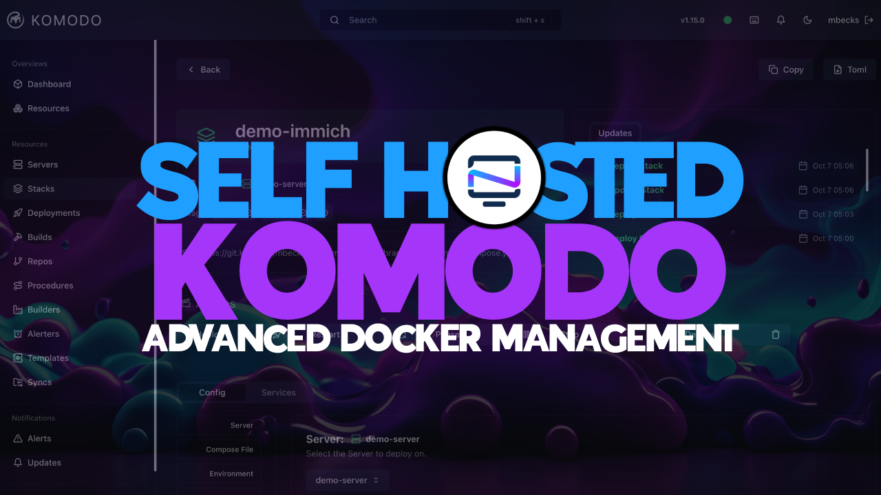 Komodo - Manage Docker Images & Containers Across Multiple Servers